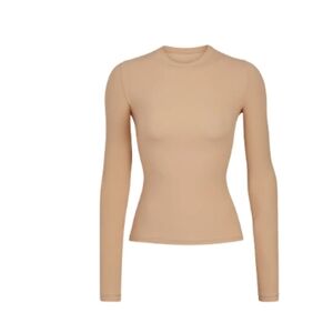 Skims FITS EVERYBODY LONG SLEEVE T-SHIRT | CLAY - Large